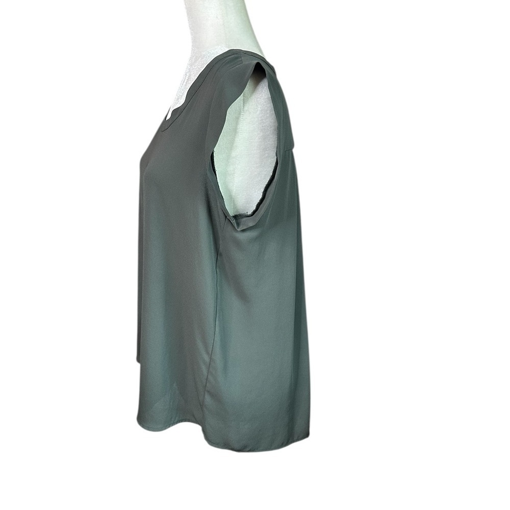 Pleione Olive Green Boxy Relaxed Fit Size M - Picture 4 of 6